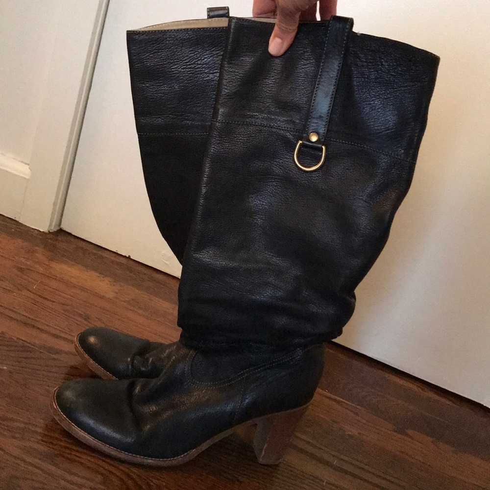 Coach knee-high black boots size 10 - Picture 2 of 2